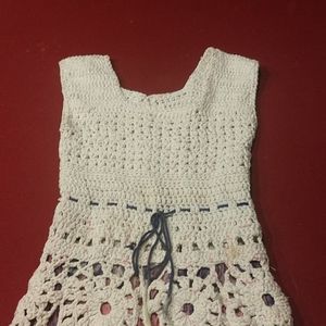 Knit layers kids dress